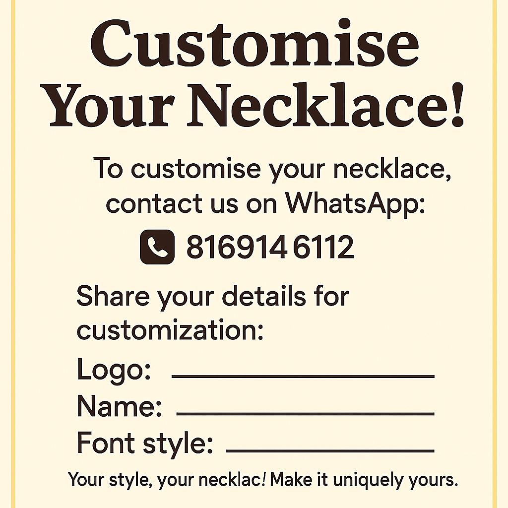 Customised Name Necklace