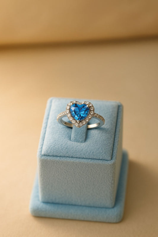 Heart-Shaped Diamond Ring