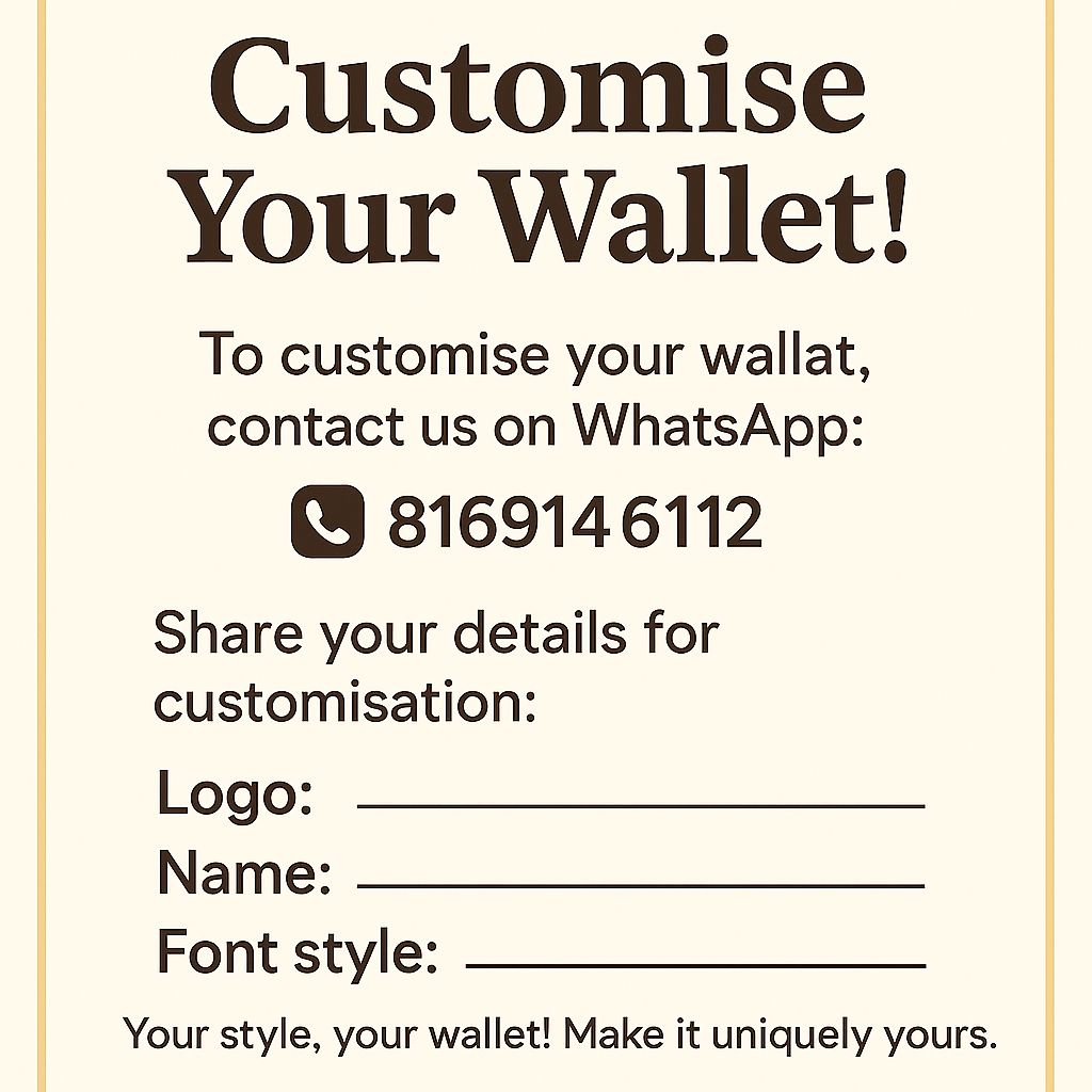 Customised Name Wallet