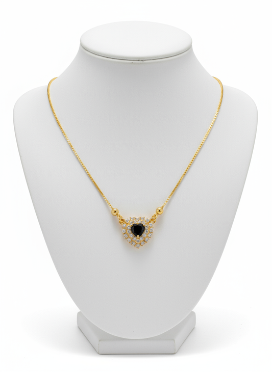 Black heart pendant