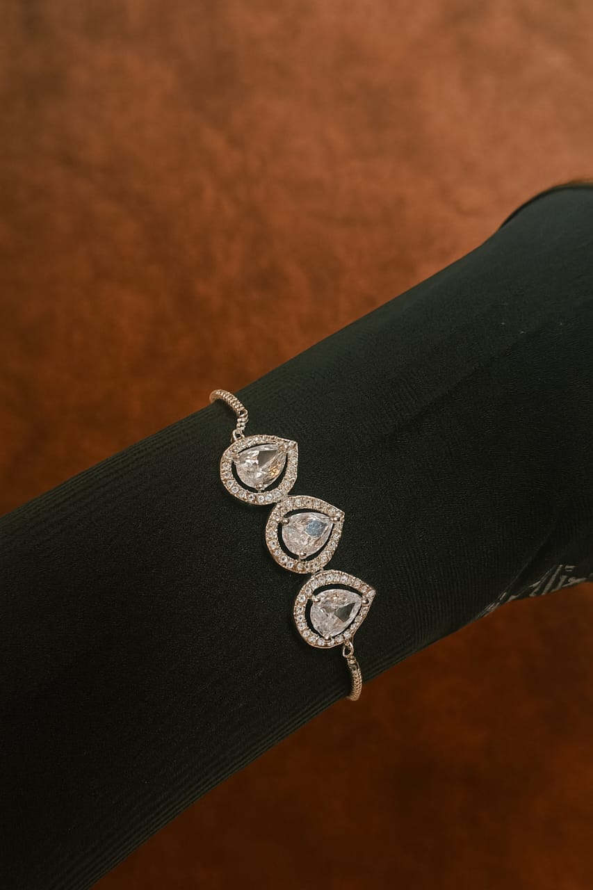 Triple Teardrop Bracelet
