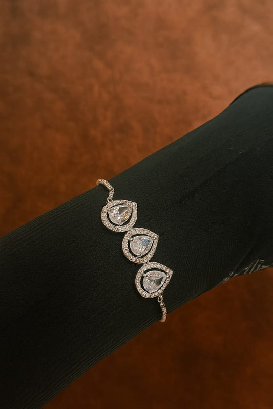 Triple Teardrop Bracelet